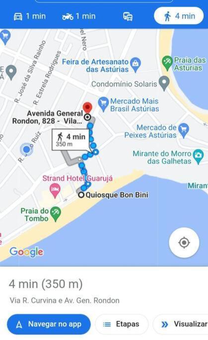 Praia Das Asturias 瓜鲁雅 外观 照片